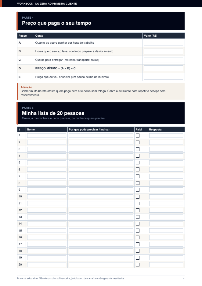 Página 2 do workbook