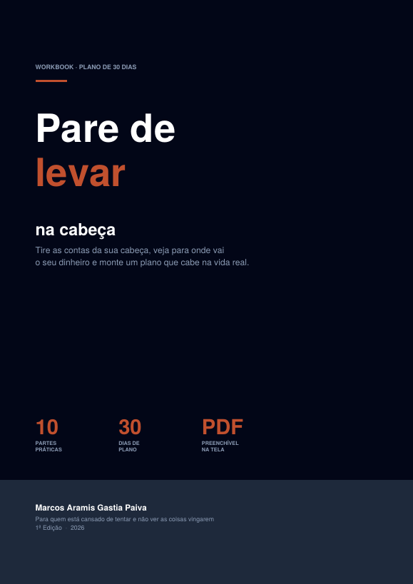 Capa do workbook Pare de Levar na Cabeça