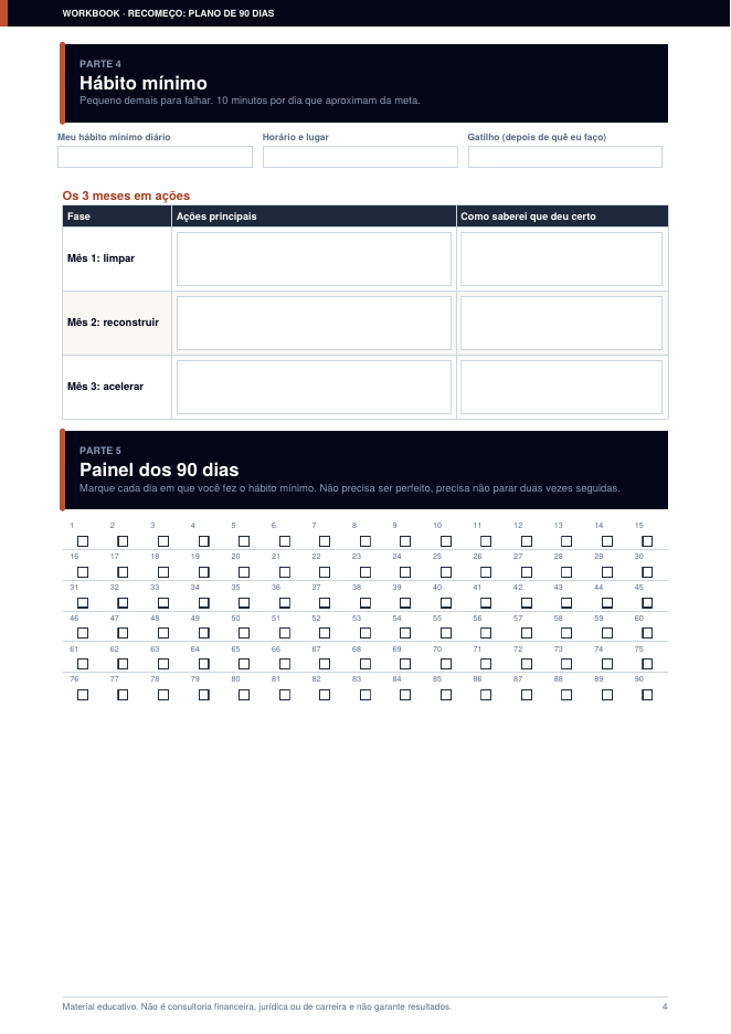 Página 2 do workbook